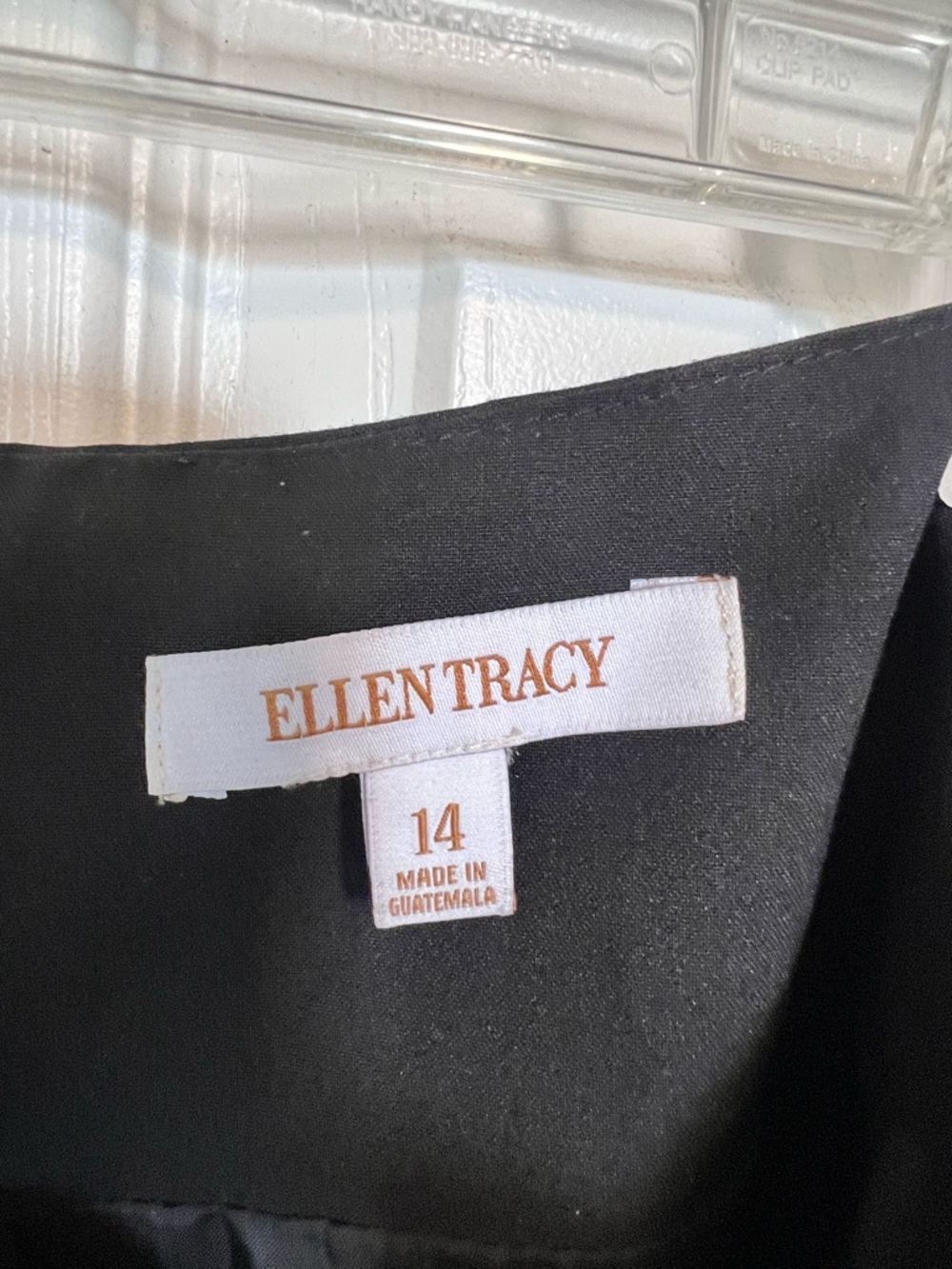 Ellen Tracy Black Dress with Branded Label